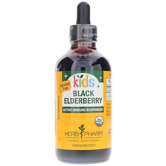 Kids Black Elderberry Extract, Herb Pharm